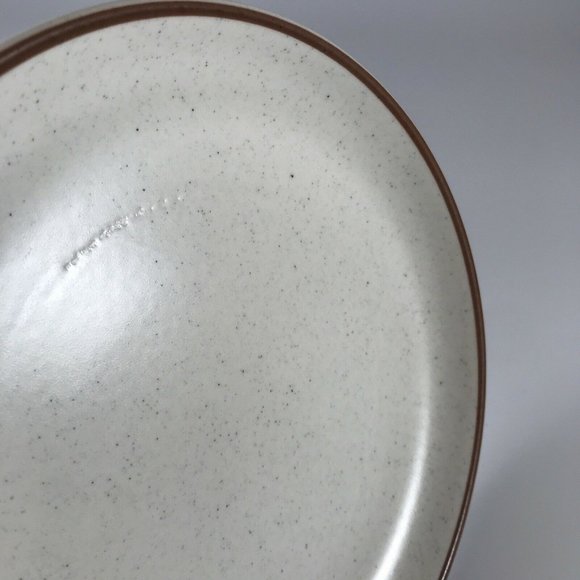 Metlox Pottery Poppy Trail California Tempo White Bread Plate 1960s MCM Vintage - Picture 6 of 6